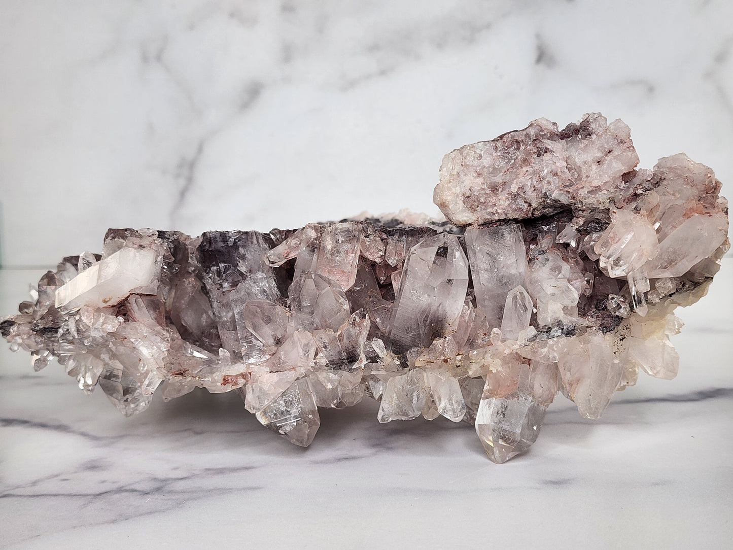 Colombian Lemurian Quartz with Pink Lithium