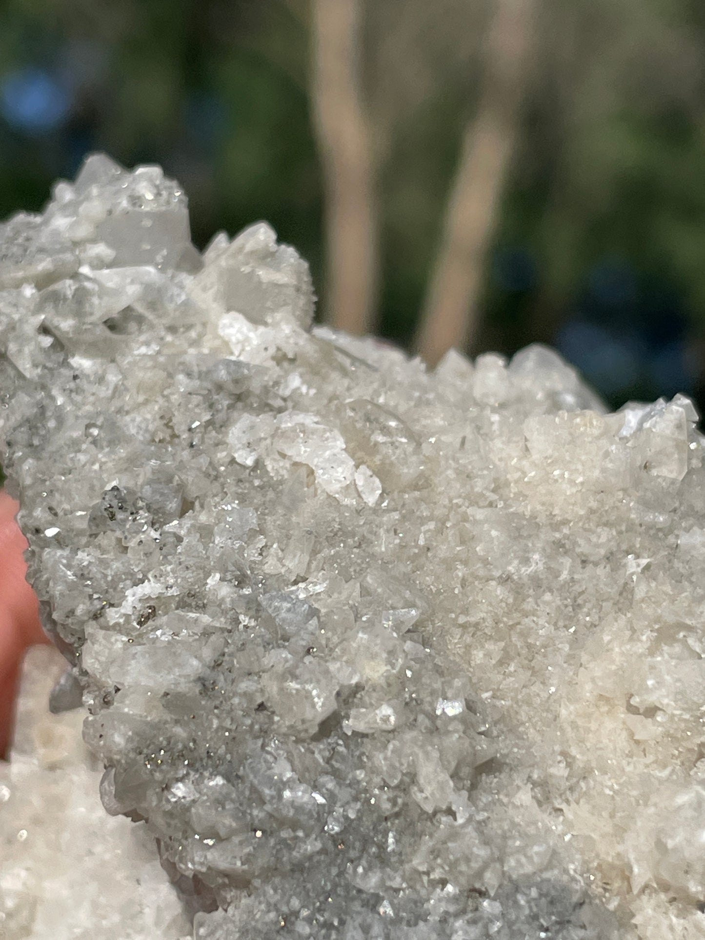 Twin Artisan Danburite with Chalcopyrite