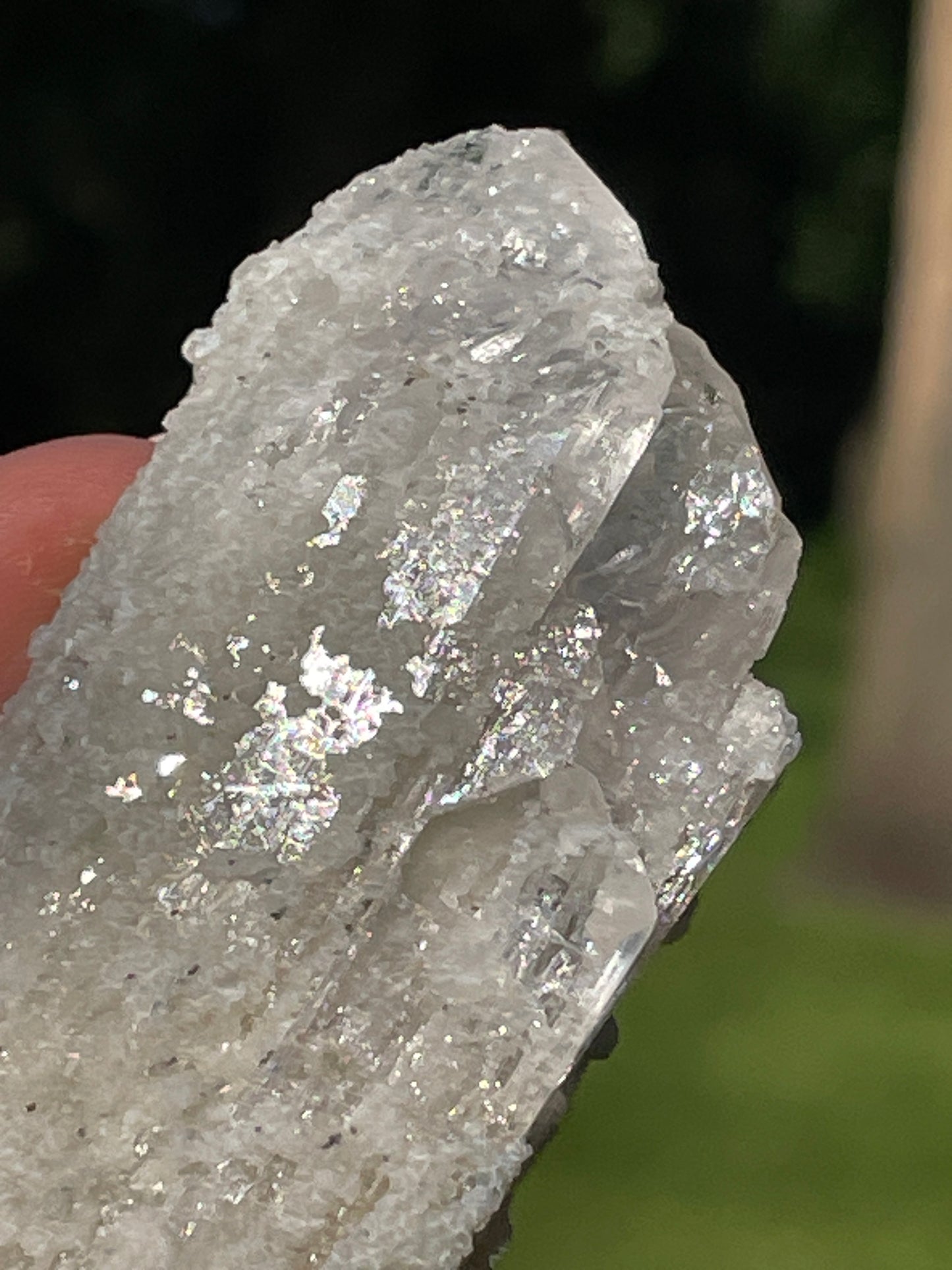 Pink Danburite Cluster with Druzy Quartz Crust