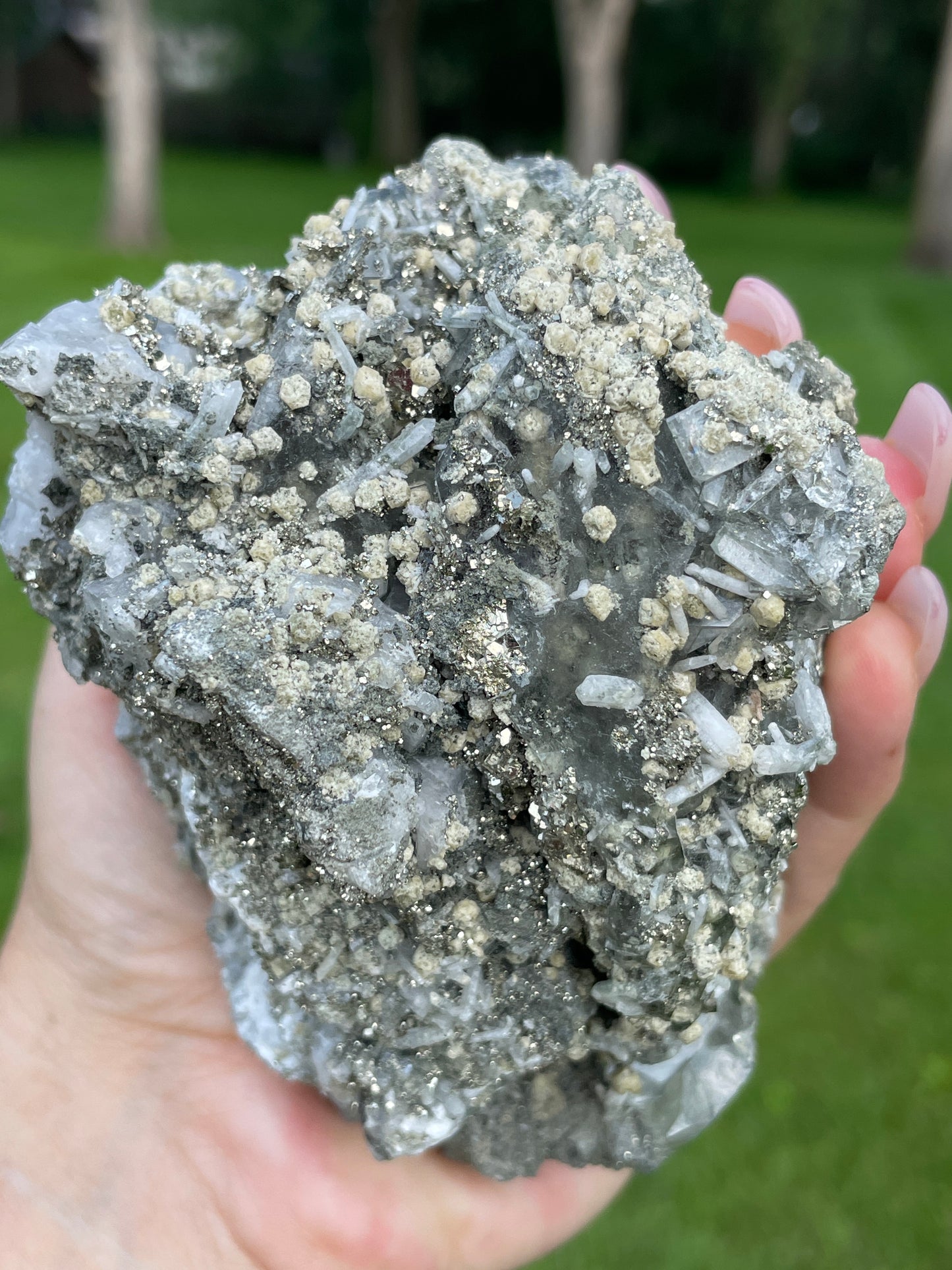 DAZZLING DATOLITE with CHALCOPYRITE