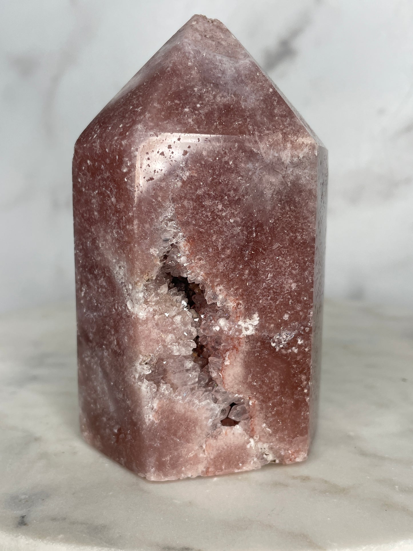 Esoteric Moody Pink Amethyst Tower