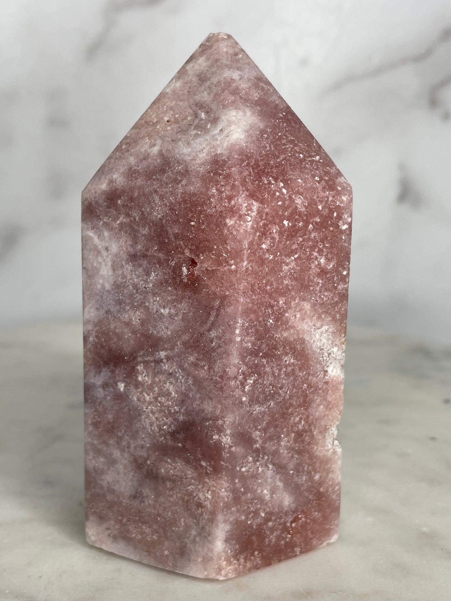 Esoteric Moody Pink Amethyst Tower