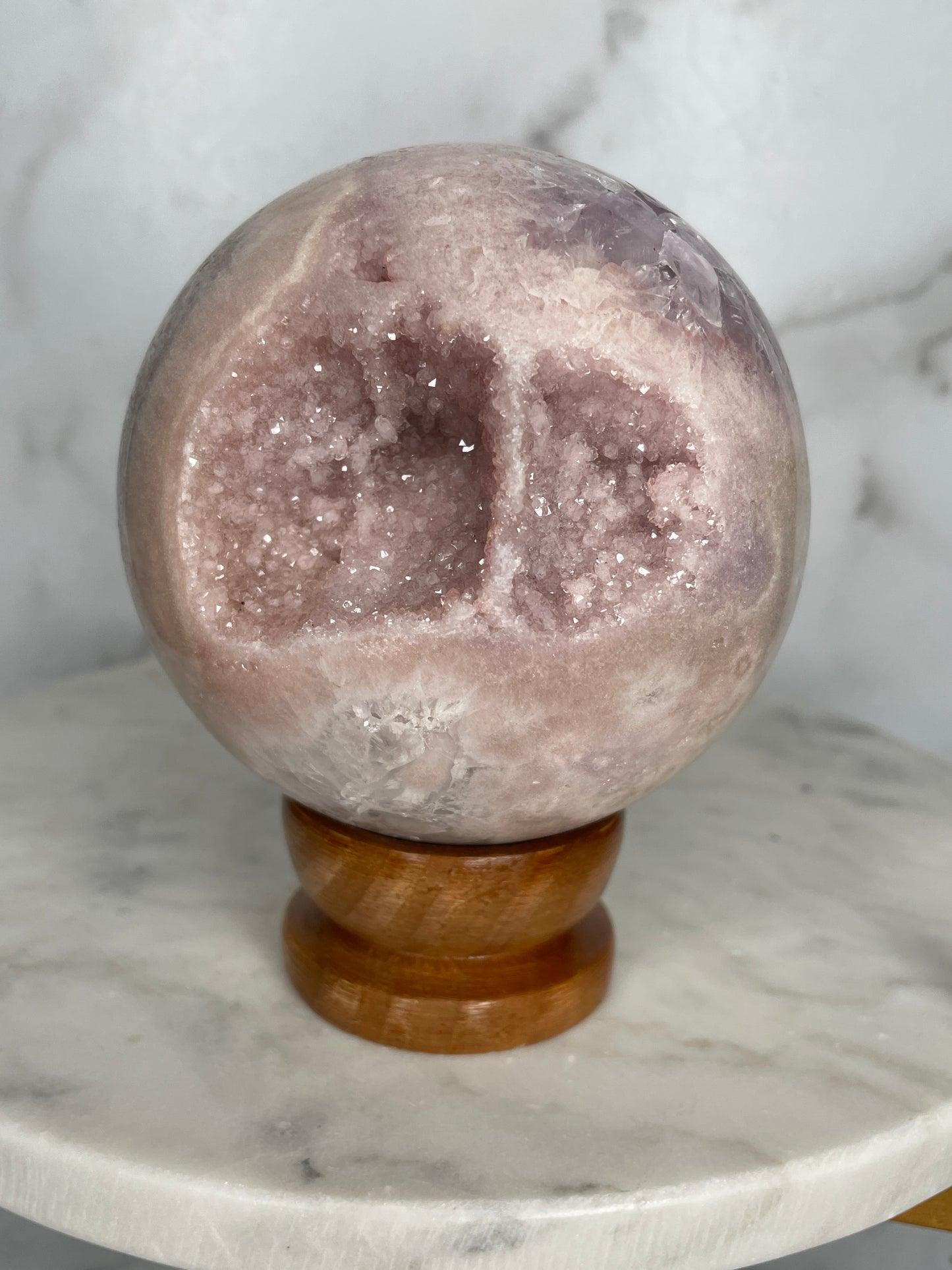 Pink Amethyst Sphere