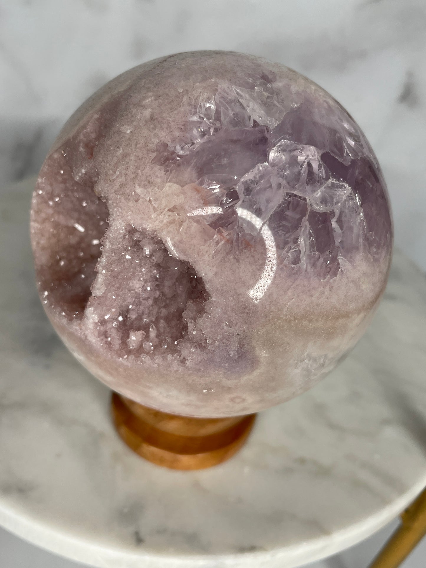 Pink Amethyst Sphere