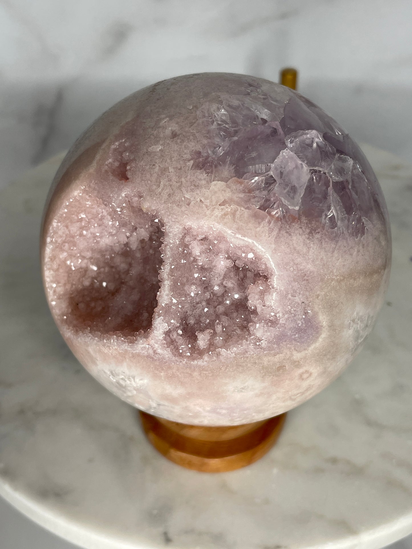 Pink Amethyst Sphere