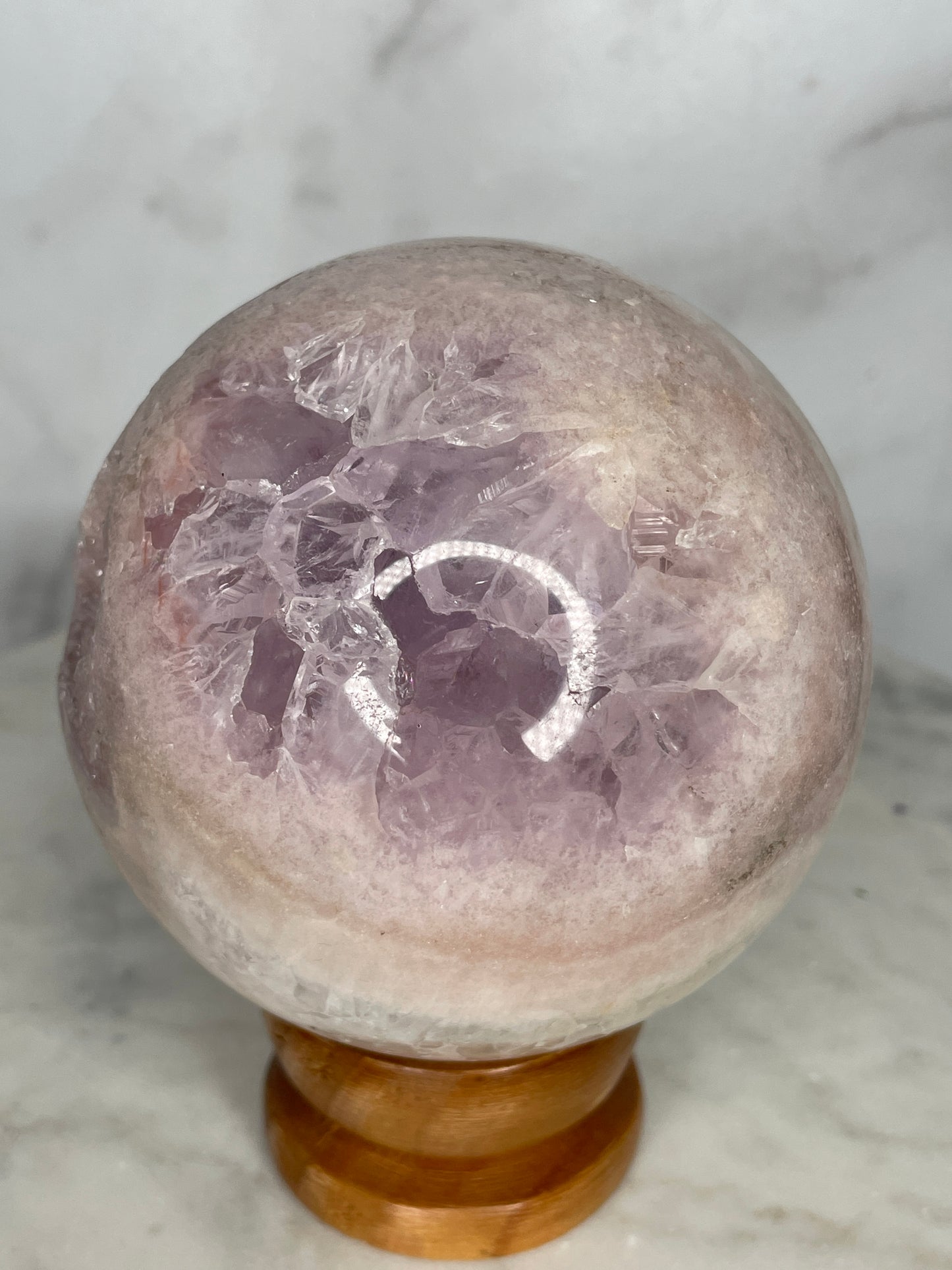 Pink Amethyst Sphere