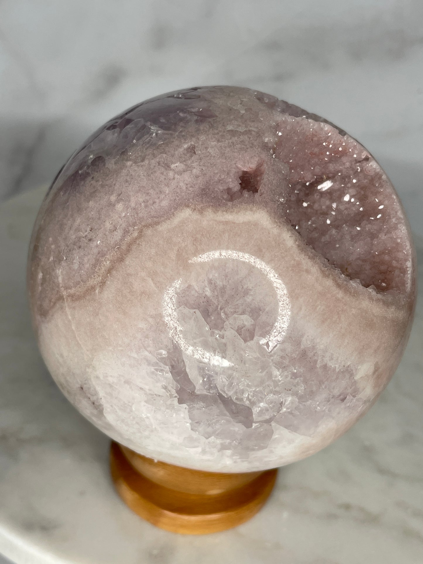 Pink Amethyst Sphere