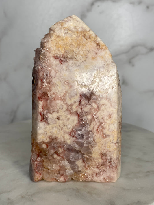 Mosaic Florentine Pink Amethyst Tower