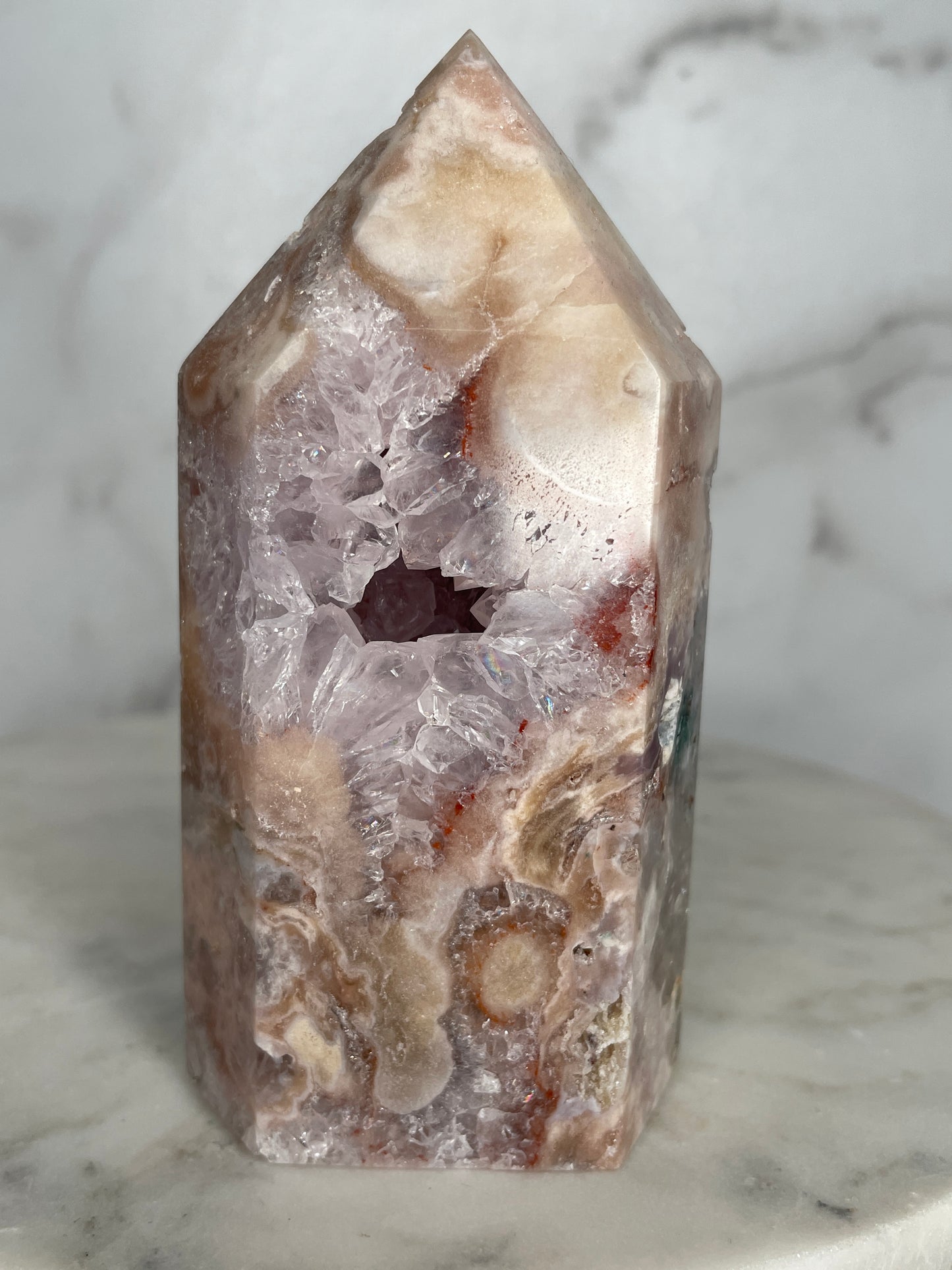 Seller's Choice Renassance Pink Amethyst Tower