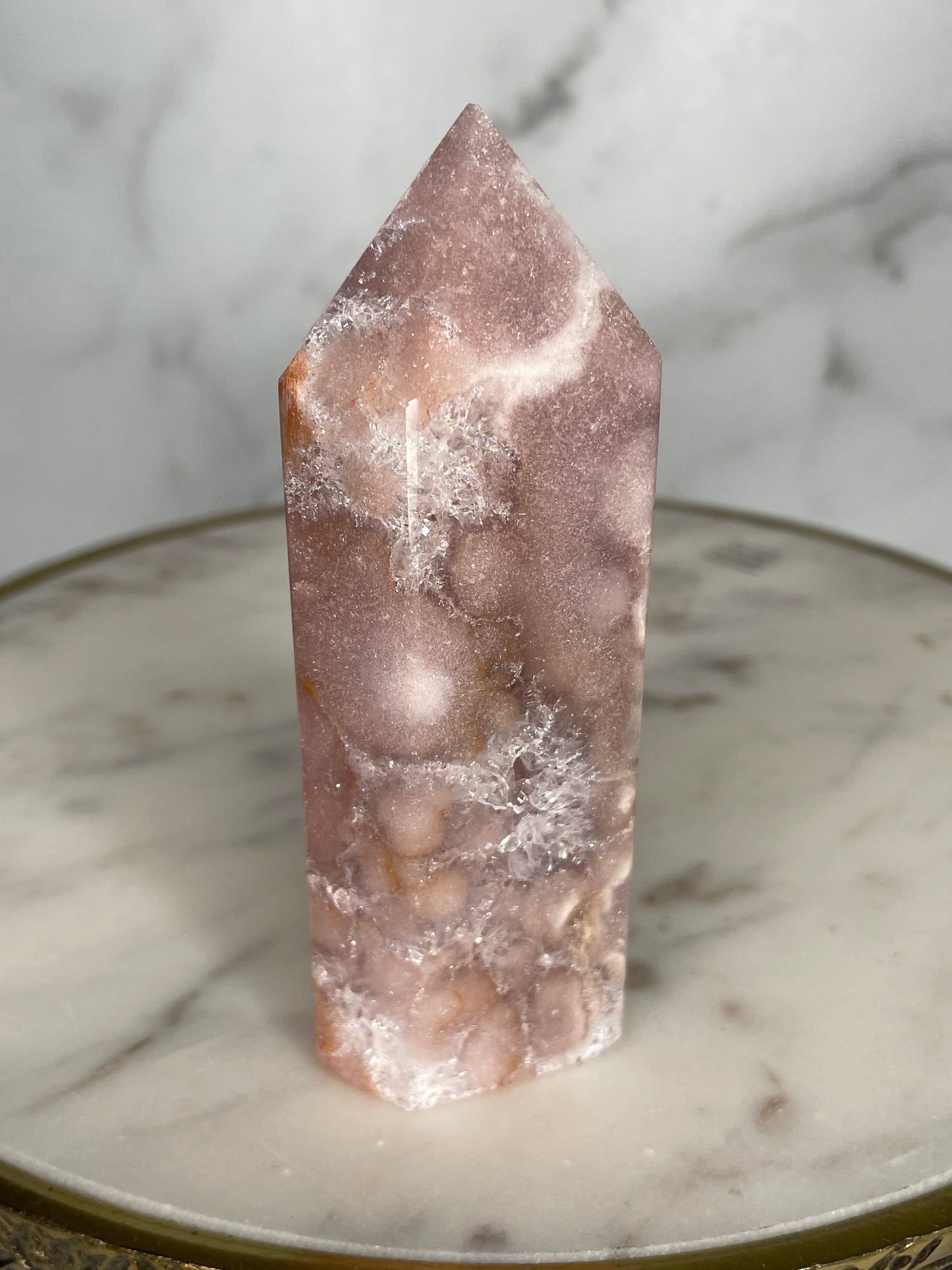 Ethereal Pink Amethyst Tower