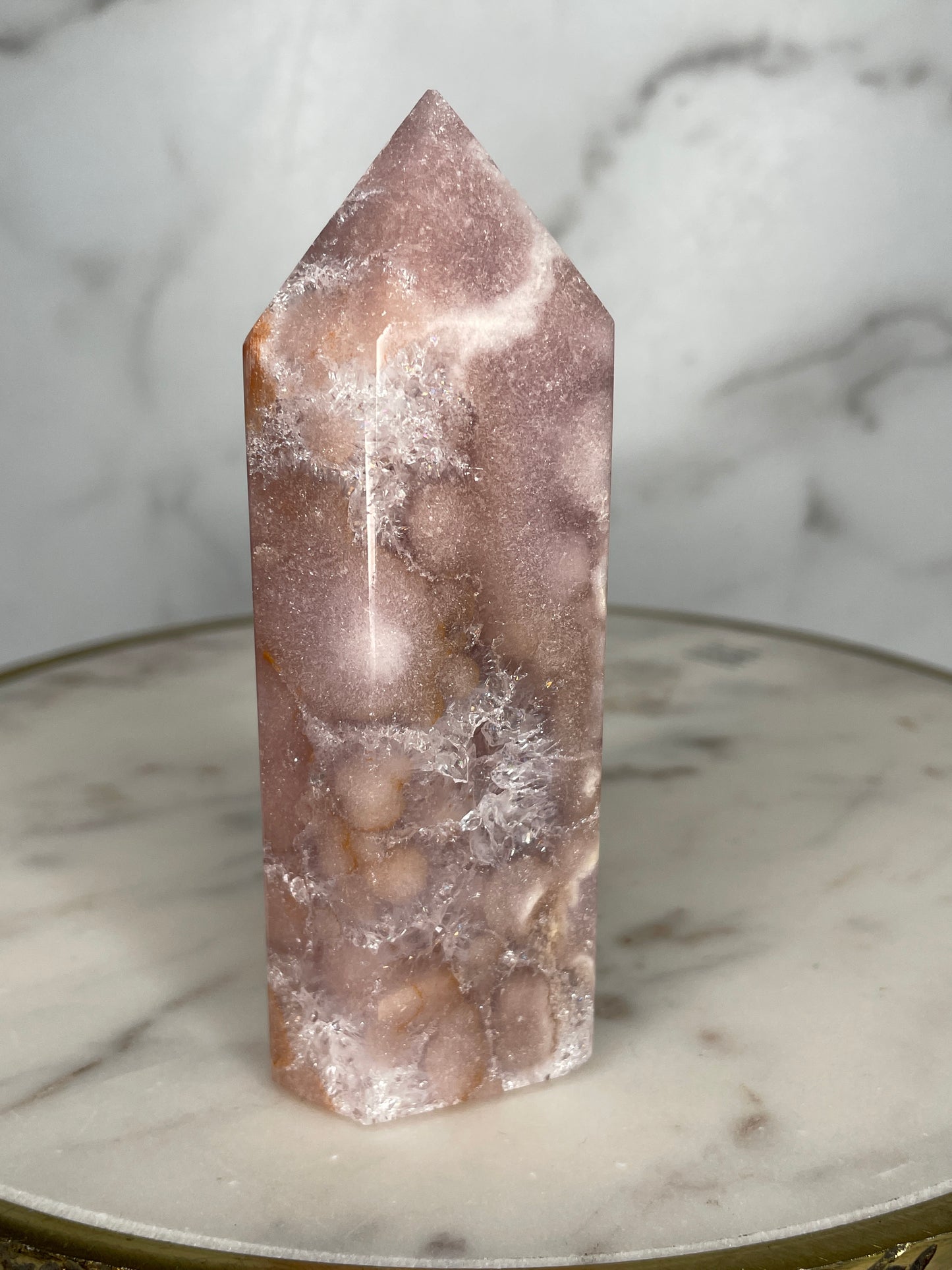 Ethereal Pink Amethyst Tower