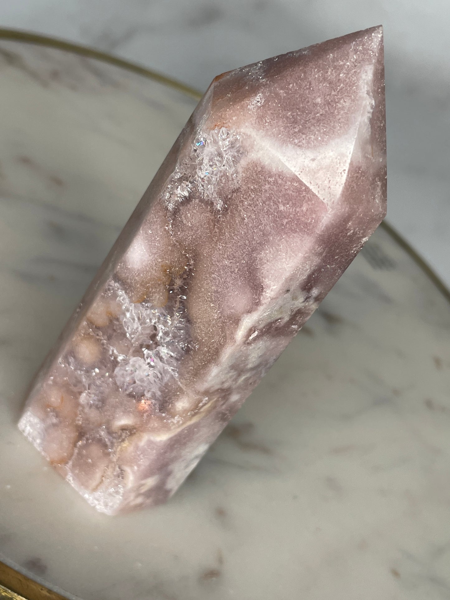 Ethereal Pink Amethyst Tower