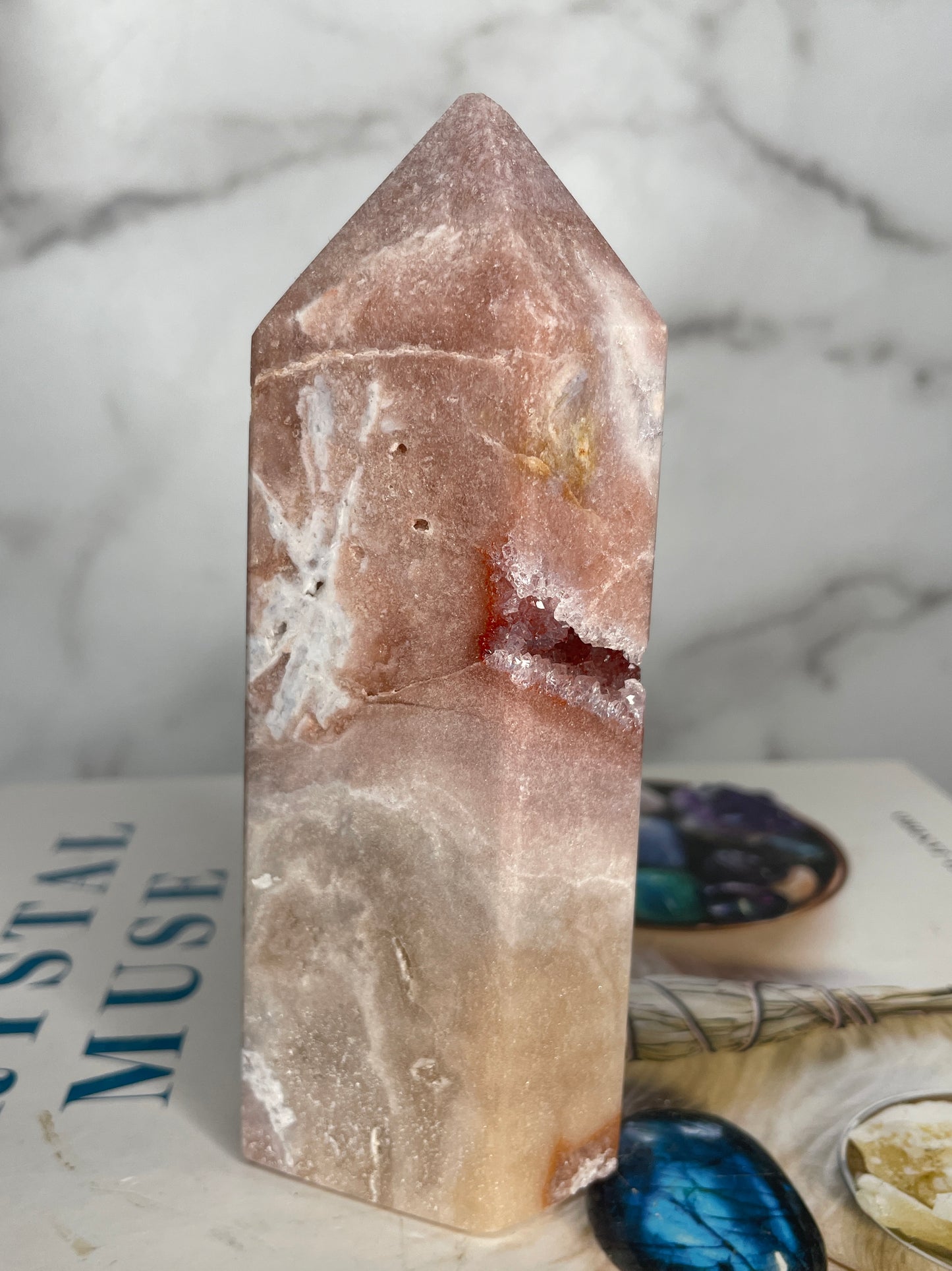 Druzy Pop Pink Ammy Tower